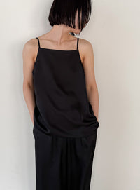 マットサテンスクエアキャミソール【セットアップ対応】【by SON】