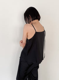 マットサテンスクエアキャミソール【セットアップ対応】【by SON】