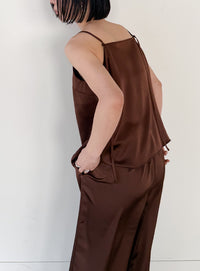 マットサテンスクエアキャミソール【セットアップ対応】【by SON】