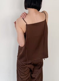 マットサテンスクエアキャミソール【セットアップ対応】【by SON】