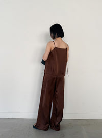 マットサテンスクエアキャミソール【セットアップ対応】【by SON】