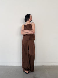 マットサテンスクエアキャミソール【セットアップ対応】【by SON】