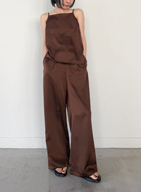 マットサテンスクエアキャミソール【セットアップ対応】【by SON】