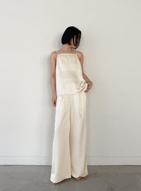 マットサテンスクエアキャミソール【セットアップ対応】【by SON】