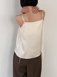 マットサテンスクエアキャミソール【セットアップ対応】【by SON】