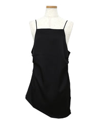 サイドスリットアシンメトリーサテンキャミソール【セットアップ対応】