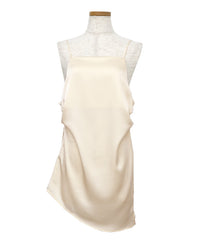 サイドスリットアシンメトリーサテンキャミソール【セットアップ対応】