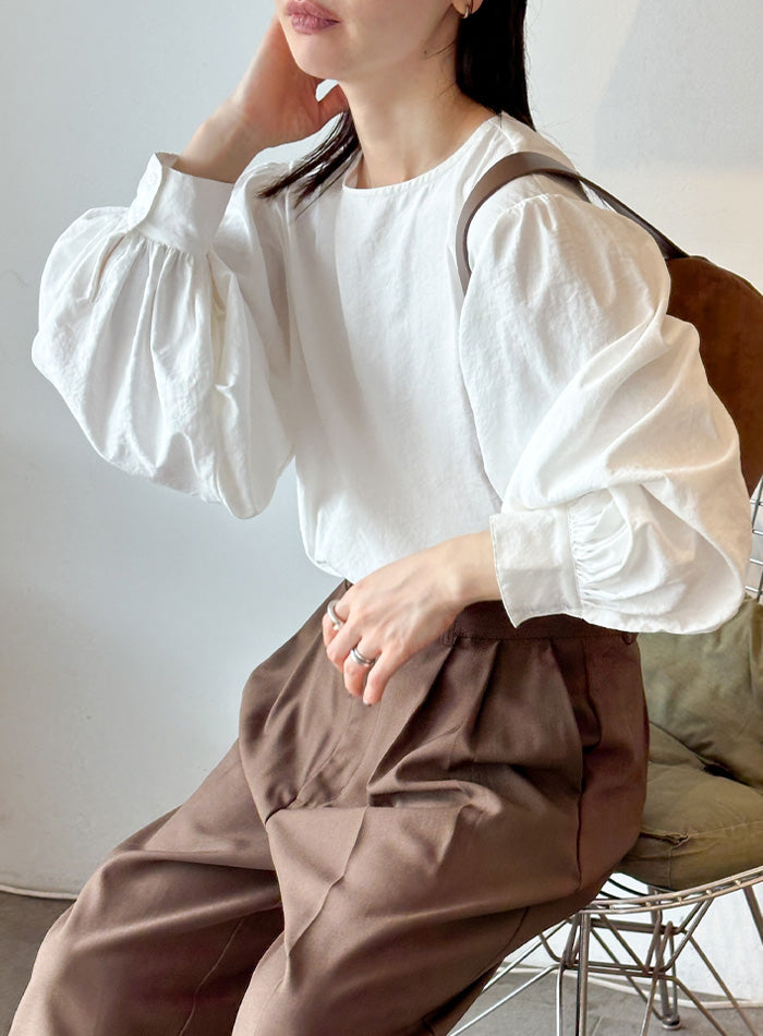 サイズ展開あり】ボリュームスリーブブラウス【by SON】 – SELECT MOCA