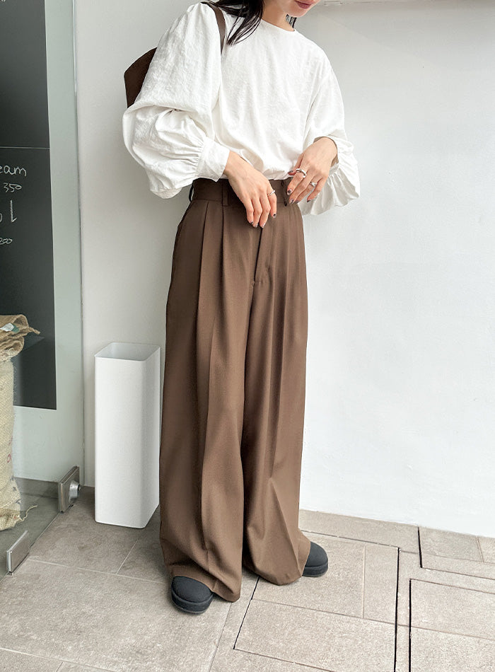 【サイズ展開あり】ボリュームスリーブブラウス【by SON】