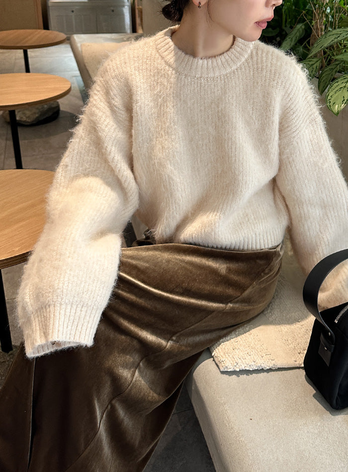 ヘアリーショートニット【by SON】