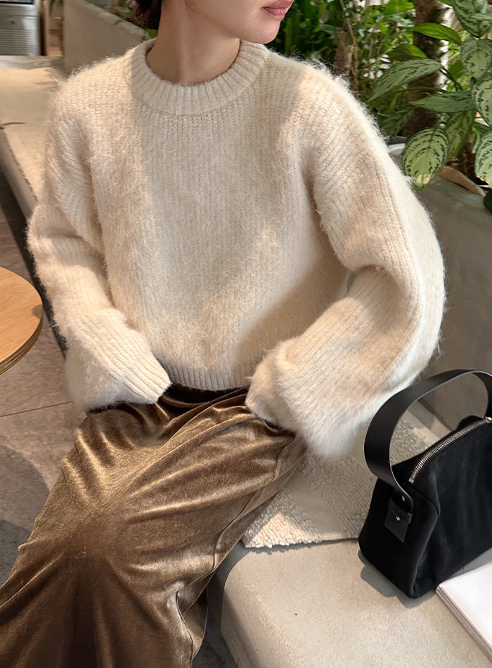 ヘアリーショートニット【by SON】