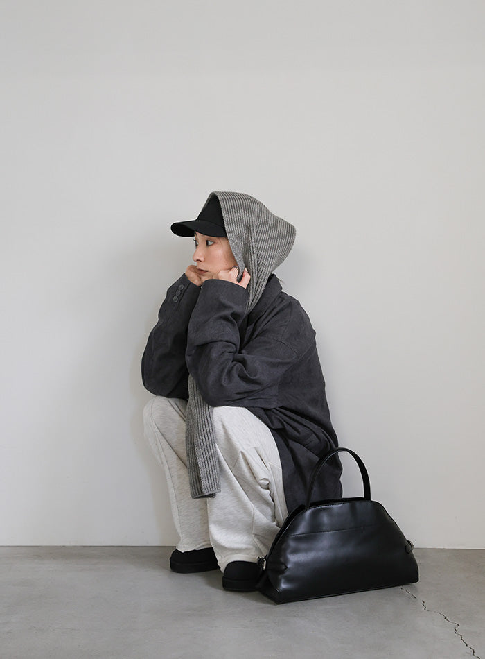 リブニットマフラー