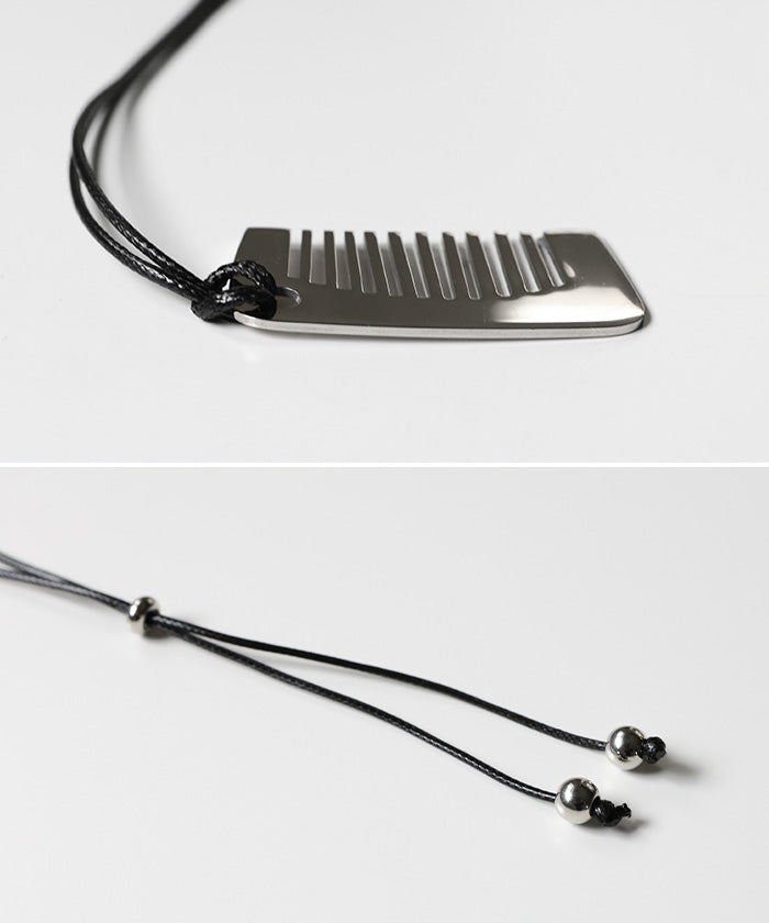 コームモチーフコードネックレス