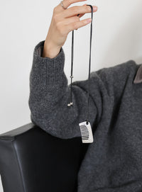 コームモチーフコードネックレス