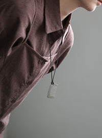 コームモチーフコードネックレス