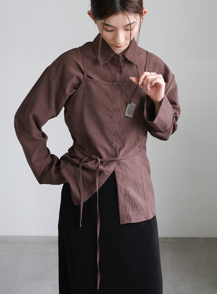 コームモチーフコードネックレス