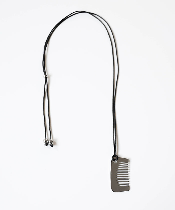 コームモチーフコードネックレス