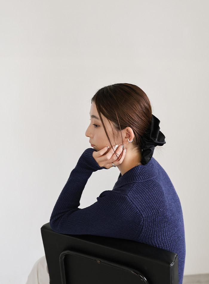 スクエアデザインベロアシュシュ