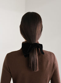 スクエアデザインベロアシュシュ