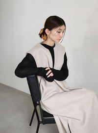 スクエアデザインベロアシュシュ