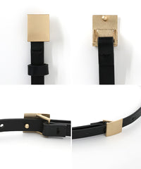 プレートバックルベルト