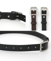 フェイクレザーバックルベルト