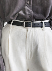 フェイクレザーバックルベルト