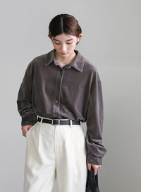 フェイクレザーバックルベルト