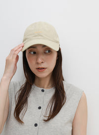 シンプルロゴキャップ