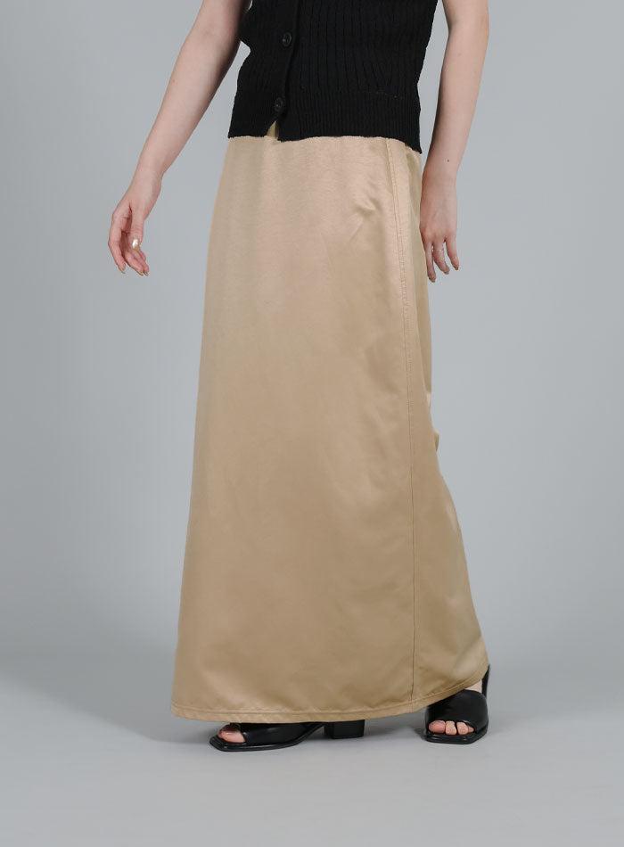 Et】Matte Satin I-line Long Skirt – SELECT MOCA