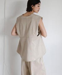 【Et】Back Flare Vest