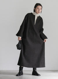 キーネックスリットスリーブワンピース【official限定】