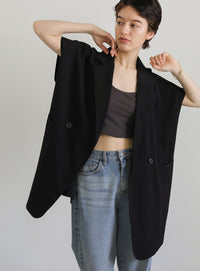フレンチスリーブテーラードジャケット【SALE】