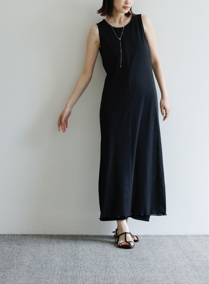 【Et】シアーカットソーノースリーブワンピース【SALE】