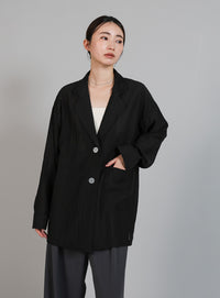 【Et】Sheer Tailored Jacket