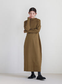 スポンディッシュバルーンニットワンピース