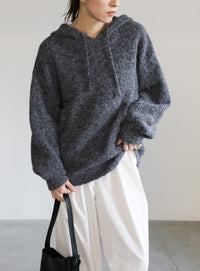 ルーズフーディーニット