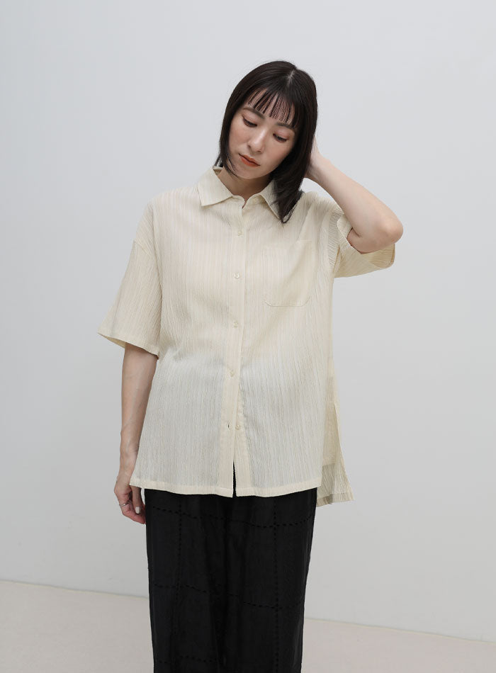 ビッグシルエットジャガードシャツ – SELECT MOCA