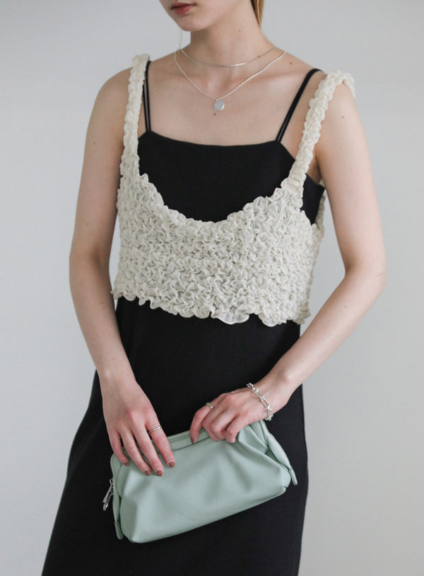 ウェーブデザインショルダーバッグ