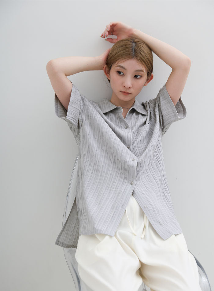 ビッグシルエットジャガードシャツ – SELECT MOCA