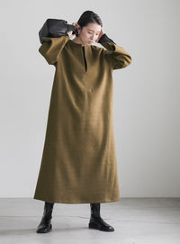 キーネックスリットスリーブワンピース【official限定】