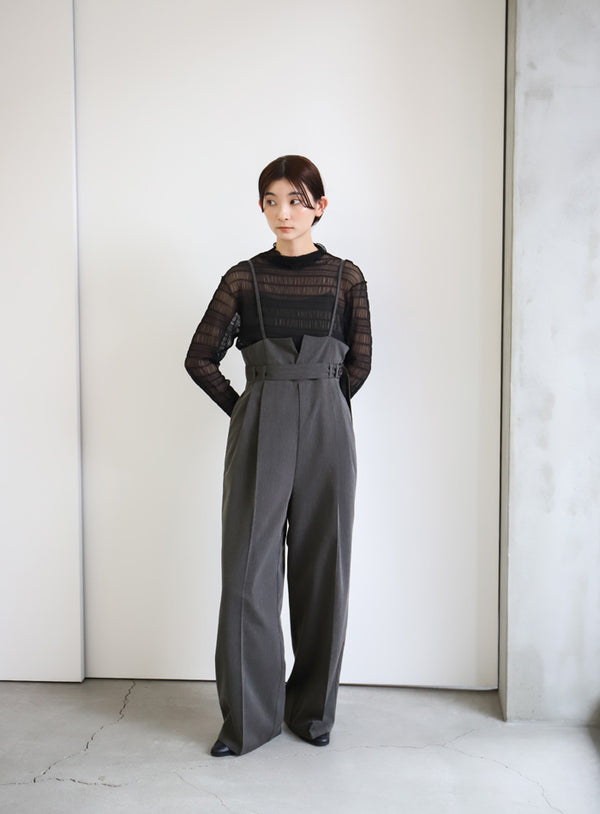 ベルト付きサロペット【SALE】