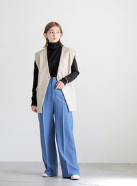 センター切り替えタートルトップス