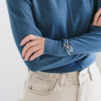 センター切り替えタートルトップス