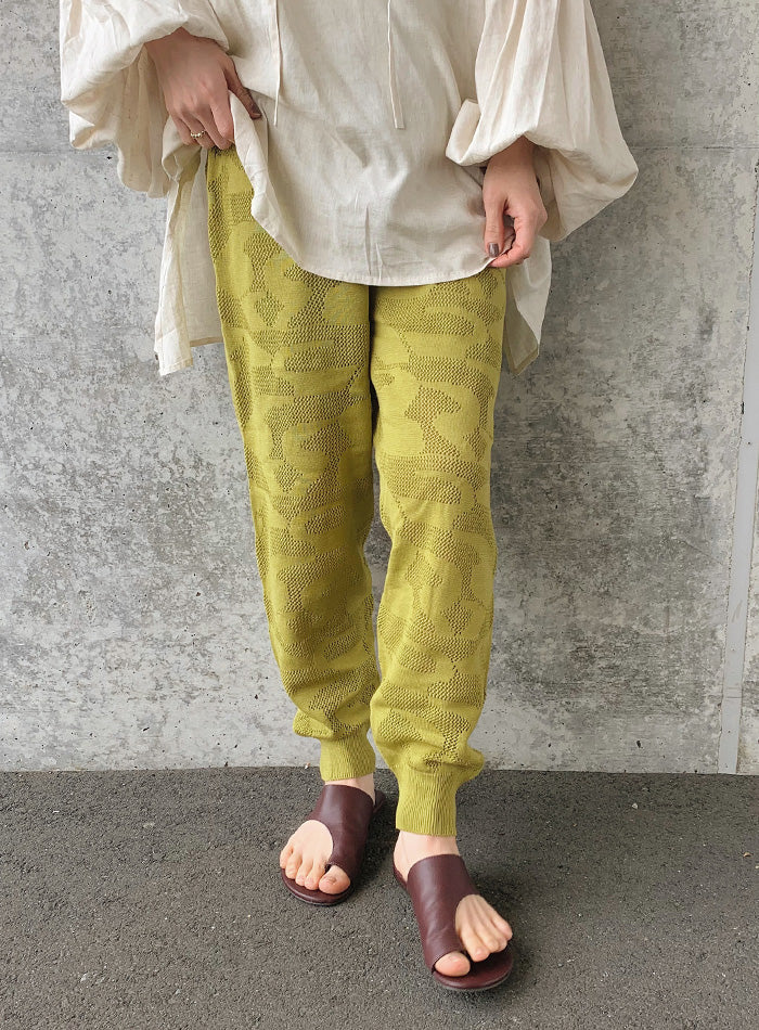 ランダムパターンサマーニットジョガーパンツ【by SON】【SALE】