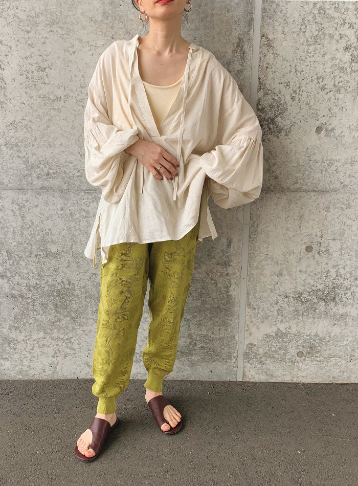 ランダムパターンサマーニットジョガーパンツ【by SON】【SALE】