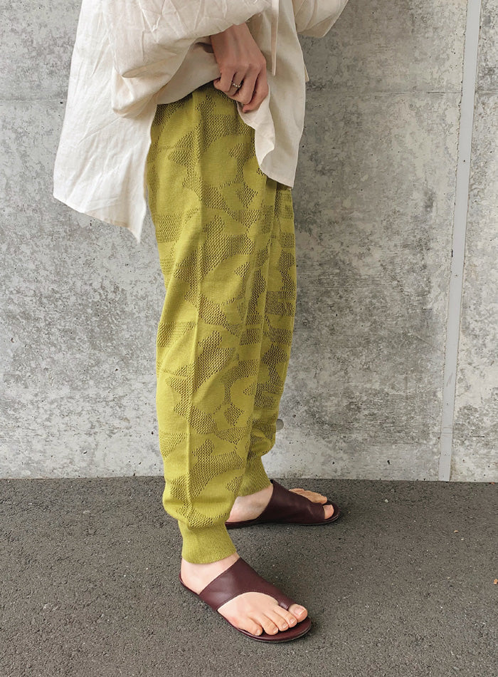 ランダムパターンサマーニットジョガーパンツ【by SON】【SALE】