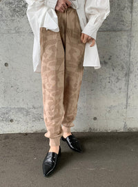 ランダムパターンサマーニットジョガーパンツ【by SON】【SALE】