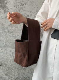 スクエアワンハンドルバッグ【by SON】