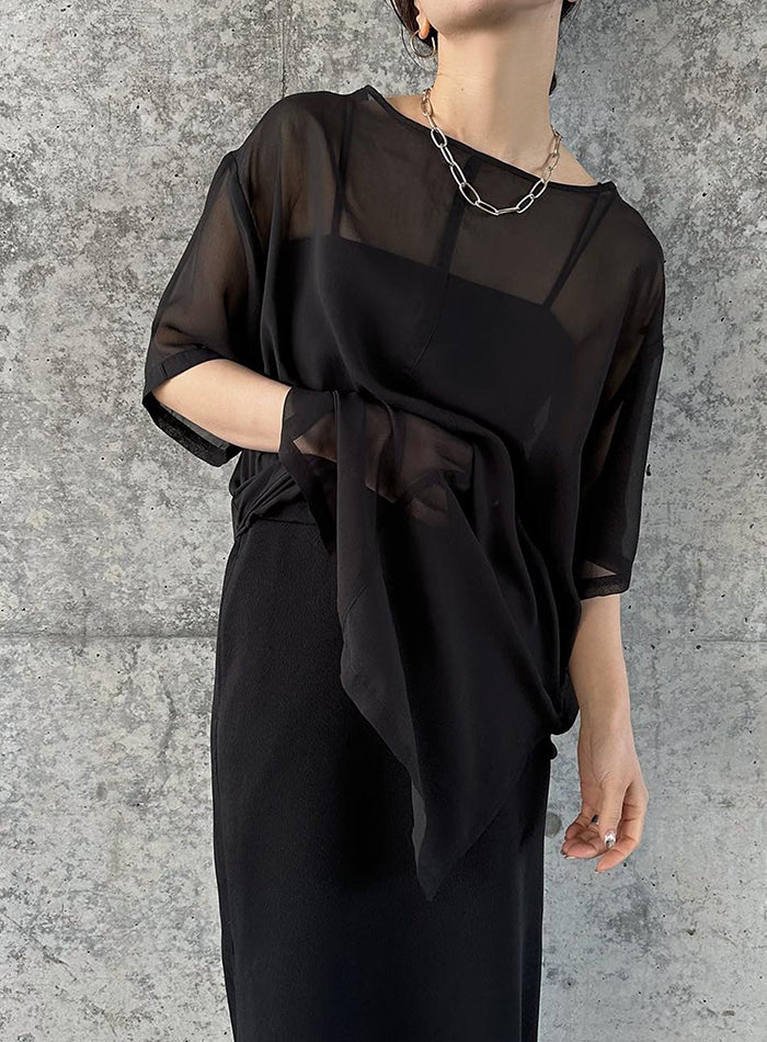 サイズ展開あり】オーバーシアートップス【by SON】 – SELECT MOCA